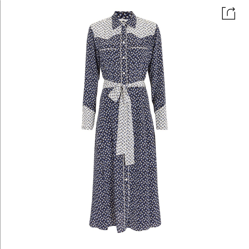 Veronica Beard Spur Midi Dress
